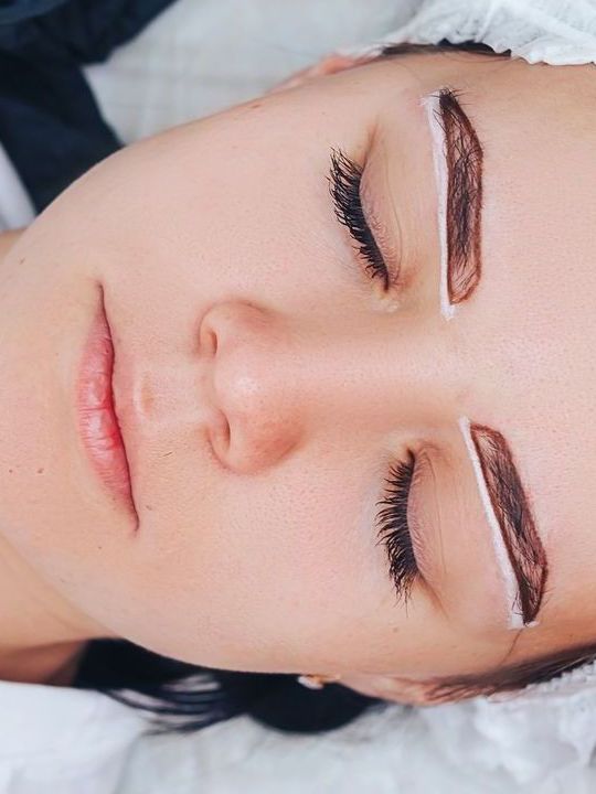 eyebrows after procedure