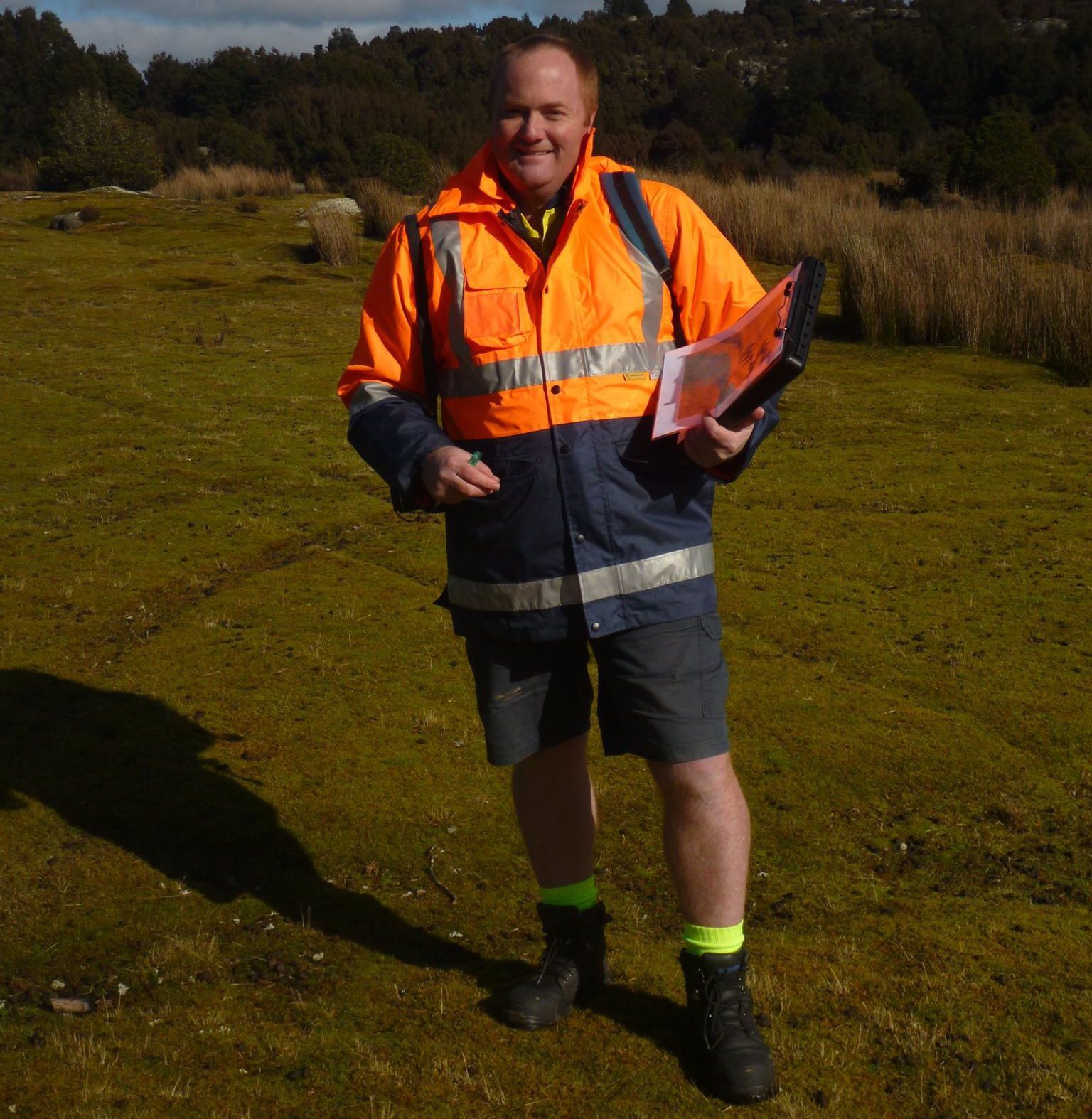 Researcher Holding File — Lenah Valley, TAS — ECOtas Researcher Holding File — Lenah Valley, TAS — ECOtas