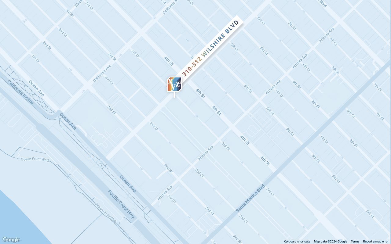 Map of 310-312 Wilshire Blvd