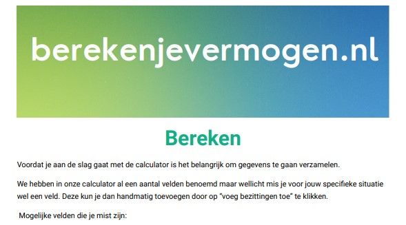 download de hulp bij berekenen van het netto vermogen PFD bestand bereken je netto vermogen