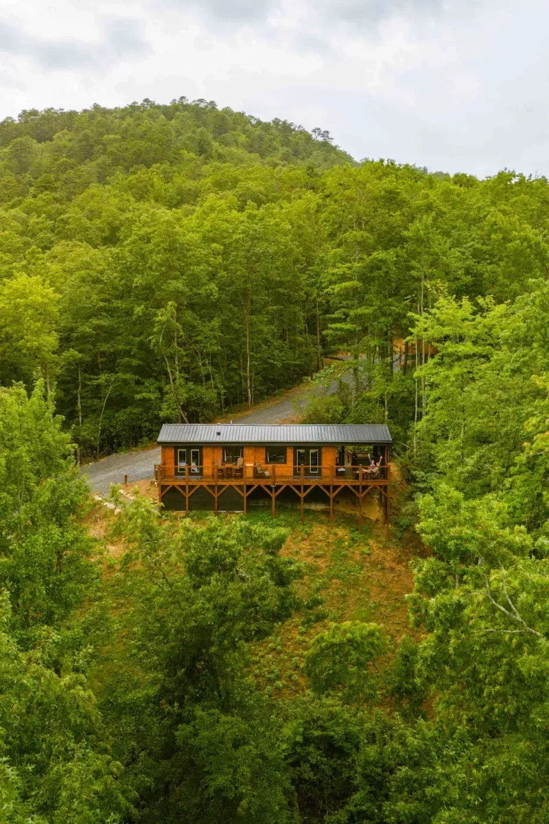 romantic cabins near pisgah national forest