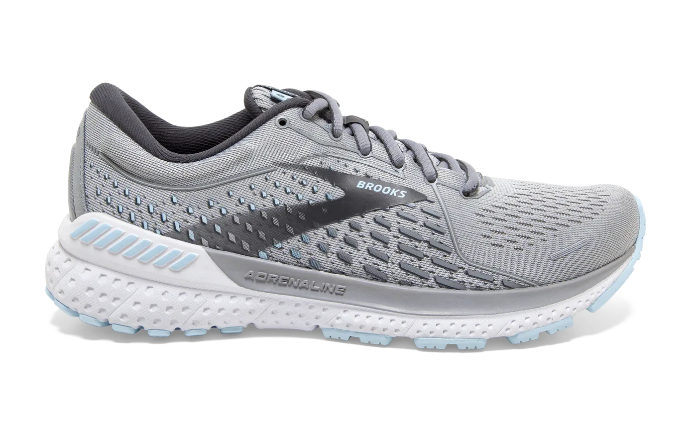 061 - Oyster/Alloy/Light Blue Brooks Women's Adrenaline GTS 21