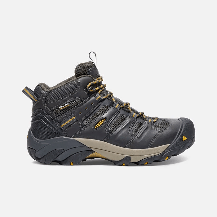 Style #1018079 Keen Lansing Mid Waterproof (Steel Toe) Men's