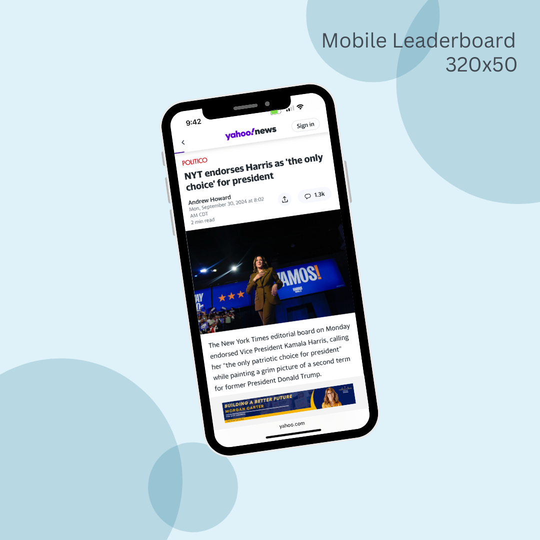 A mobile leaderboard for morgan carter says building a better future