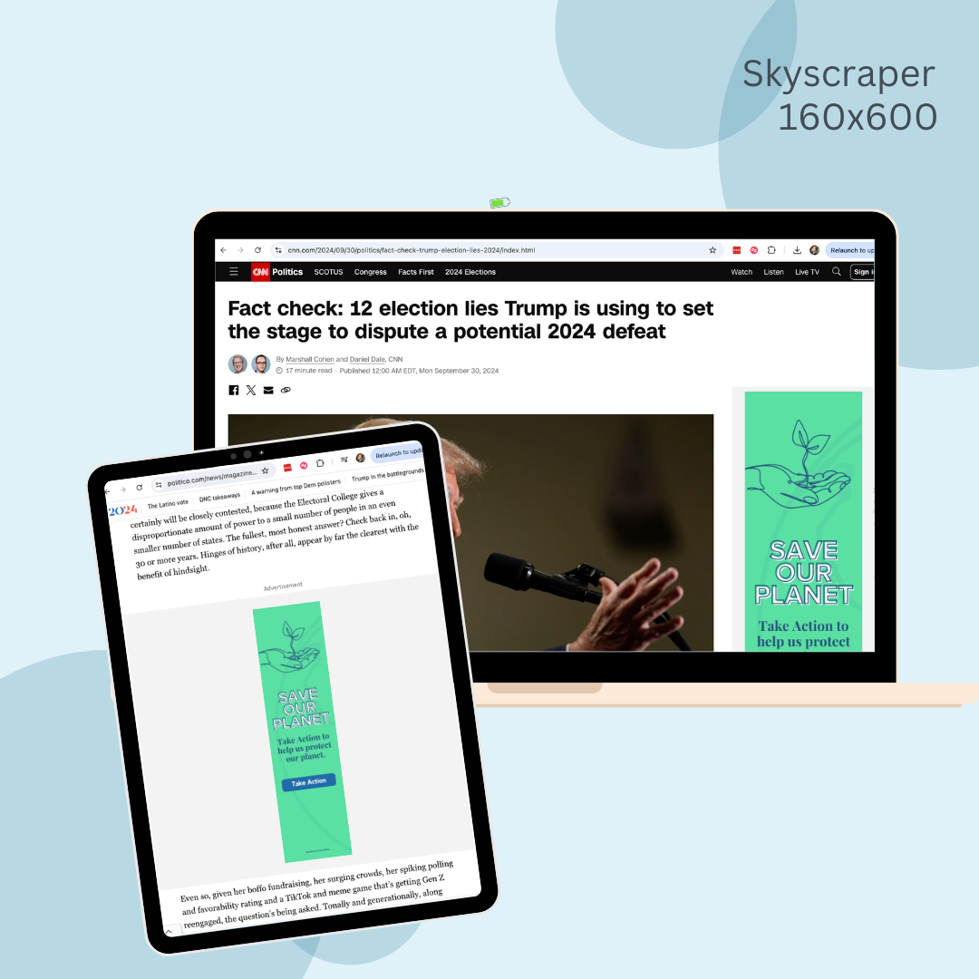 A green bookmark that says save our planet on it