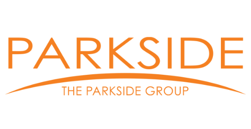 The parkside group logo is orange and white on a white background.