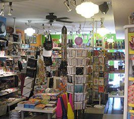 A store filled with lots of greeting cards and books.