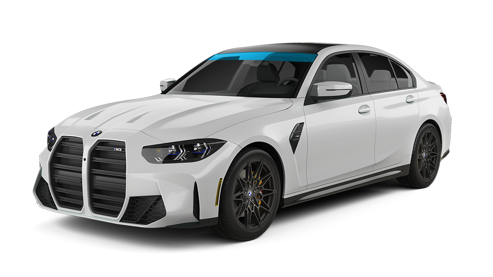 BMW M3 G80 - Carbon Window Tint - Window Strip