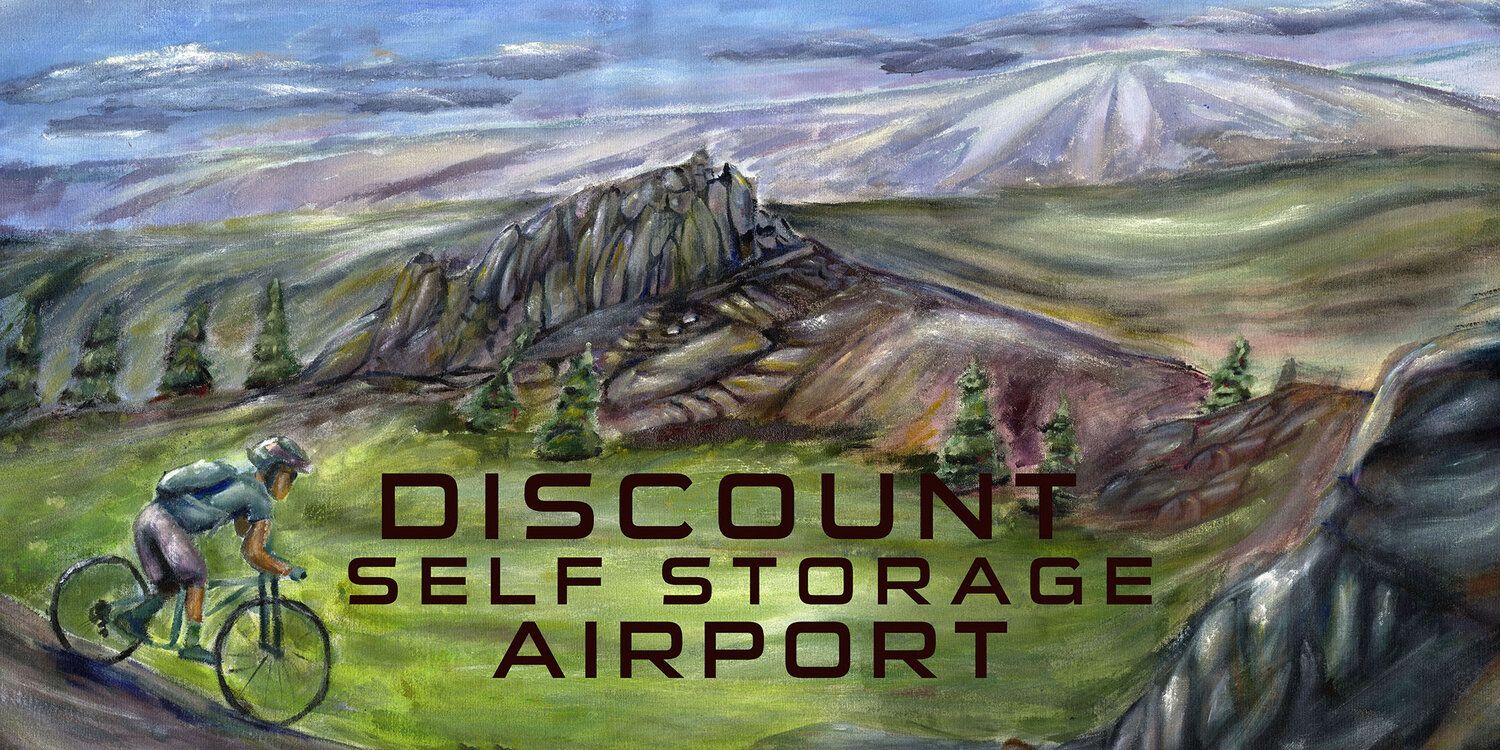 WCU student mural displayed at Discount Self Storage
