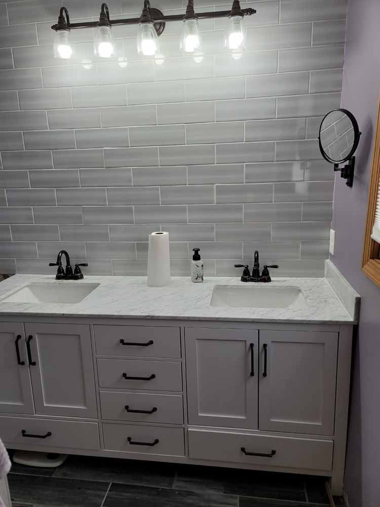 Remodeled bathroom