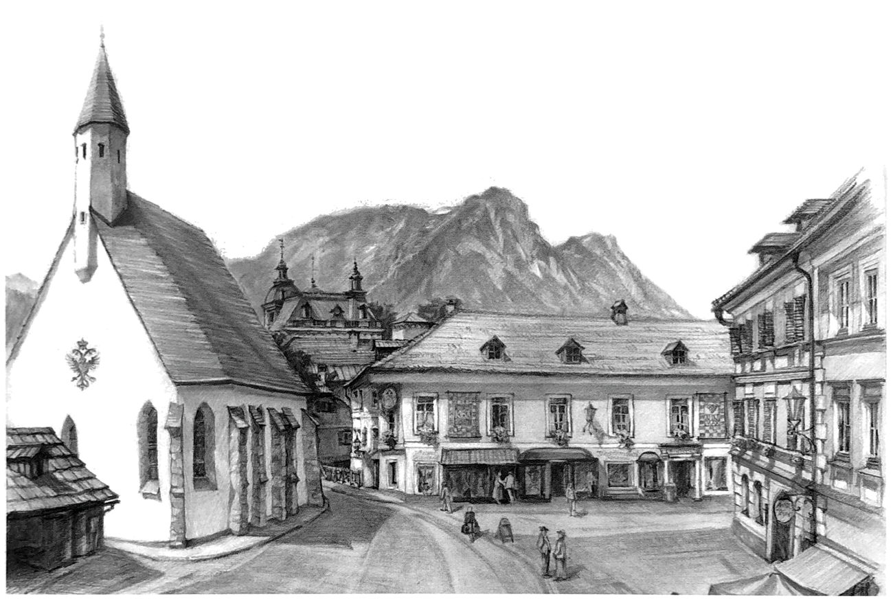 Zeichnung Bad Ausee