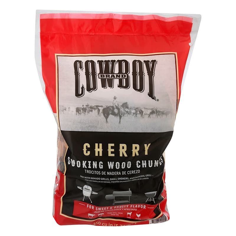 Cowboy Cherry Smoking Wood Chunks 350 cu in Bag