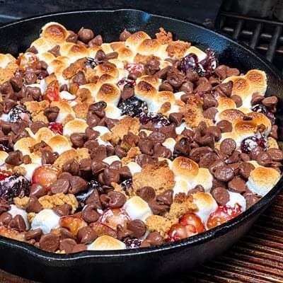 Chocolate Cherry S'mores Bars 