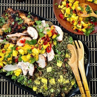 Smoked Hawaiian Rice with Pineapple and Pork