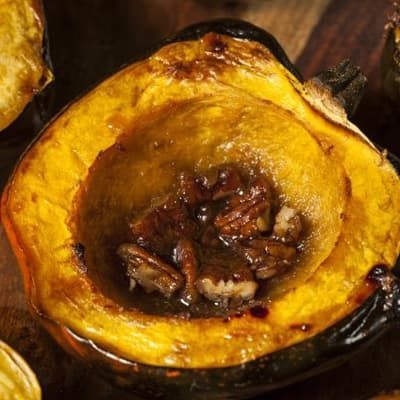 Grilled Brown Sugar Acorn Squash