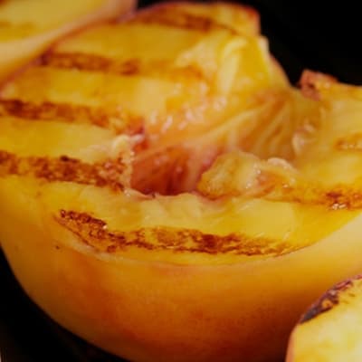 Grilled Peach half