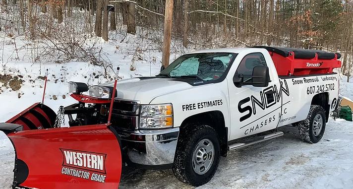 Snow Chaser LLC Truck — Pine Valley, NY — Snow Chasers LLC