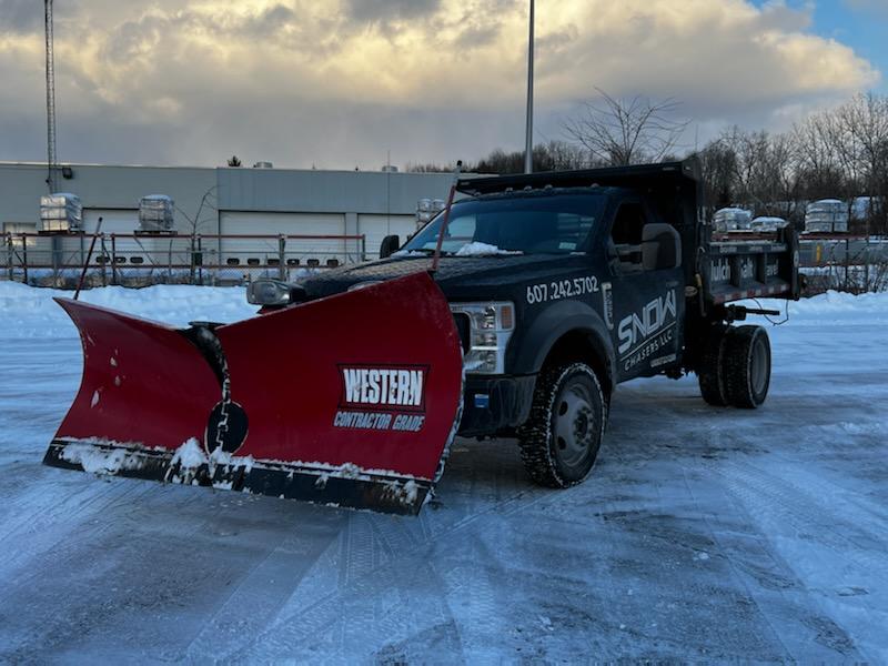Truck For Removing Snow — Pine Valley, NY — Snow Chasers LLC