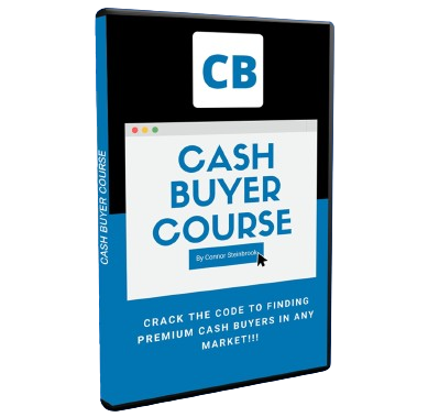 CONNOR STEINBROOK cash buyer course cracks the code to finding premium cash buyers in any market