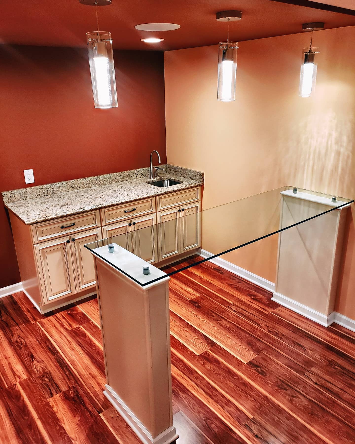 custom cut glass tabletops installed by experienced glass company
