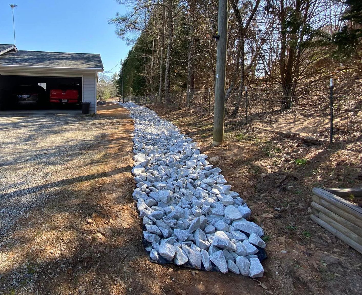 Dry Creek Bed — Loganville, GA — Georgia's Best Clearing & Grading