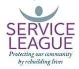 Logo of Service League with text: 