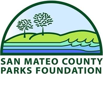 San Mateo County Parks Foundation logo: green arch, trees, land, water. Text: San Mateo County Parks Foundation.