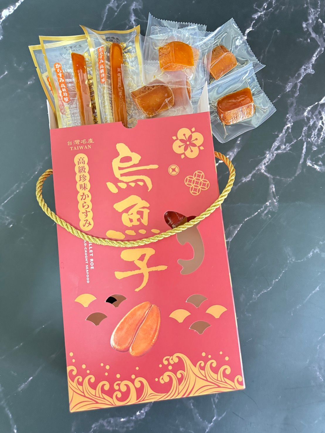 烏魚子兩吃禮盒(烏金條+一口吃)