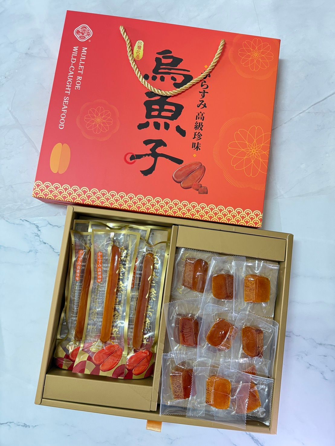 烏金雙拼禮盒-份量十足(烏金條+一口吃)