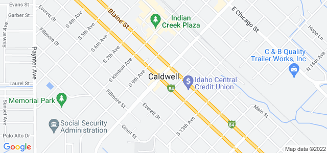 Map of business location