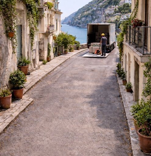 Scarico Travertino Zona Costiera Amalfitana