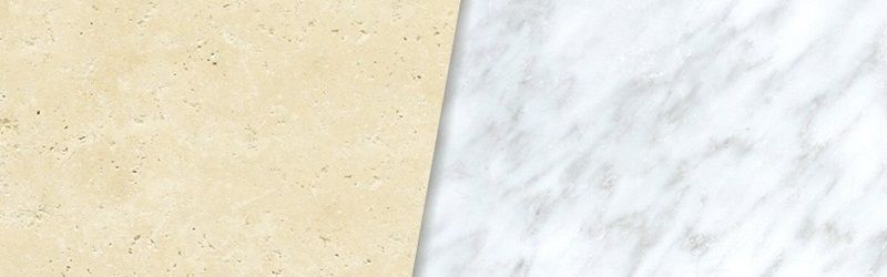 Travertino vs Marmo