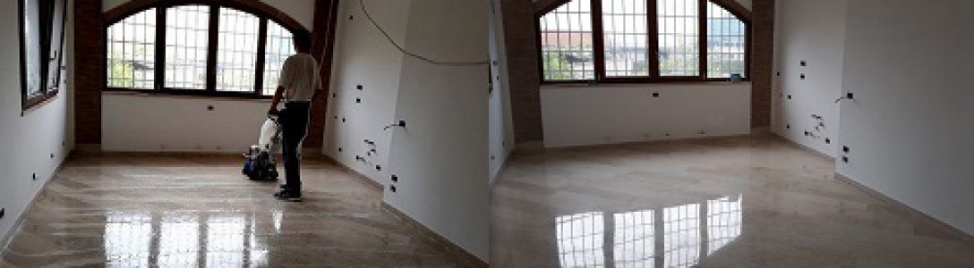 Arrotatura Travertino