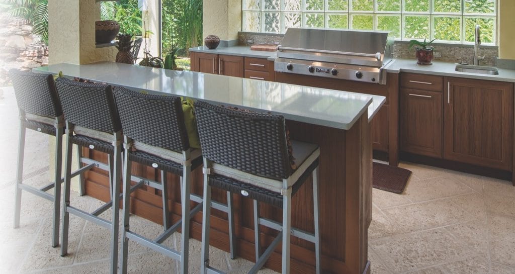 countertop outside