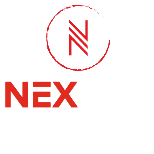 NEXGEN Real Estate logo - footer, go to homepage