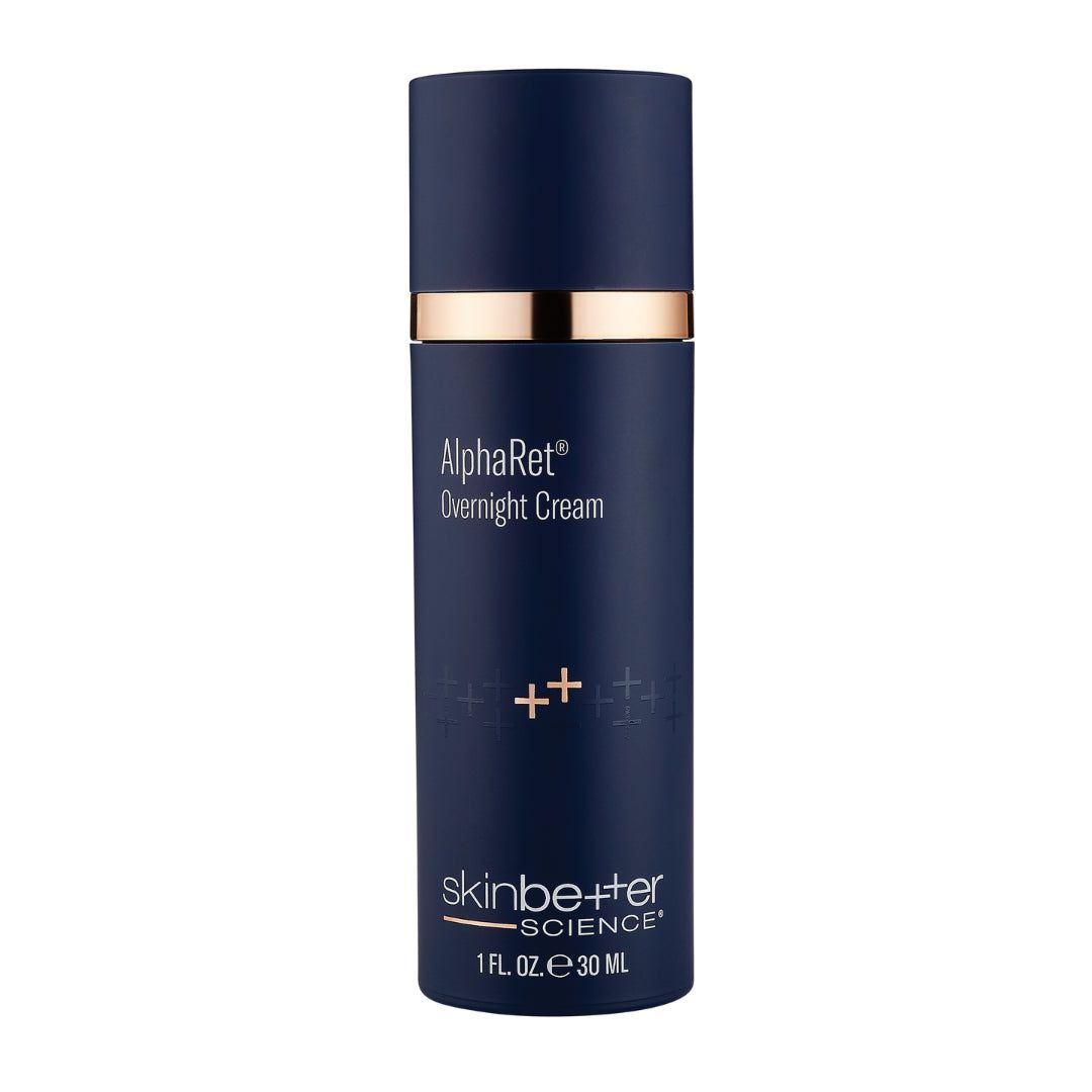 AlphaRet overnight cream bottle for Dermaplannin skin care in Boston