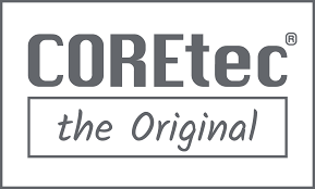 The coretec logo is gray and white and says the original.