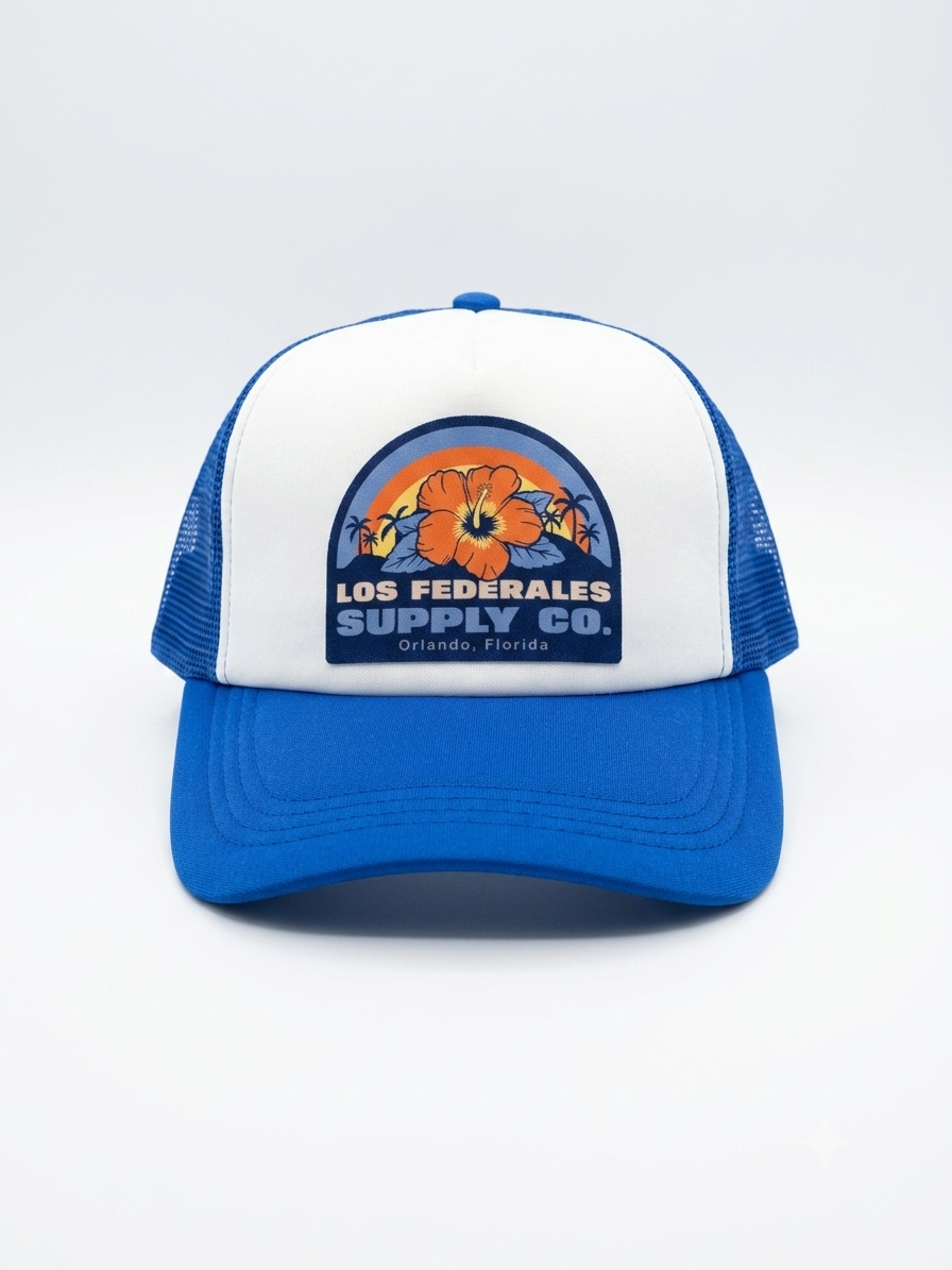 ALOHA TRUCKER HAT- Los Federales Supply Co.