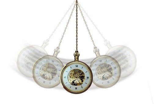 A Pocket Watch Is Hanging From A Chain In A Pendulum — The Enchanted Wolf Holistic Port Macquarie, NSW