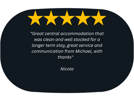 Mibnb Geelong short stay accommodation guest review highlighting cleanliness and location