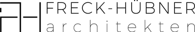 Ein schwarz-weißes Logo für Freck Hubner Architects
