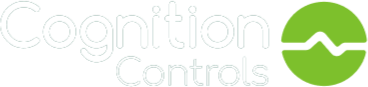A logo for a company called cognition controls
