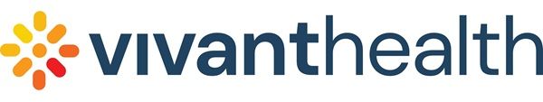 Logo for Vivant Health: flower symbol next to