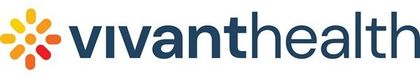 Logo for Vivant Health: flower symbol next to 