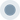 Light blue circle with a darker blue circle in the center.