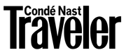 The logo of the Conde Nast Traveller which is all in black.