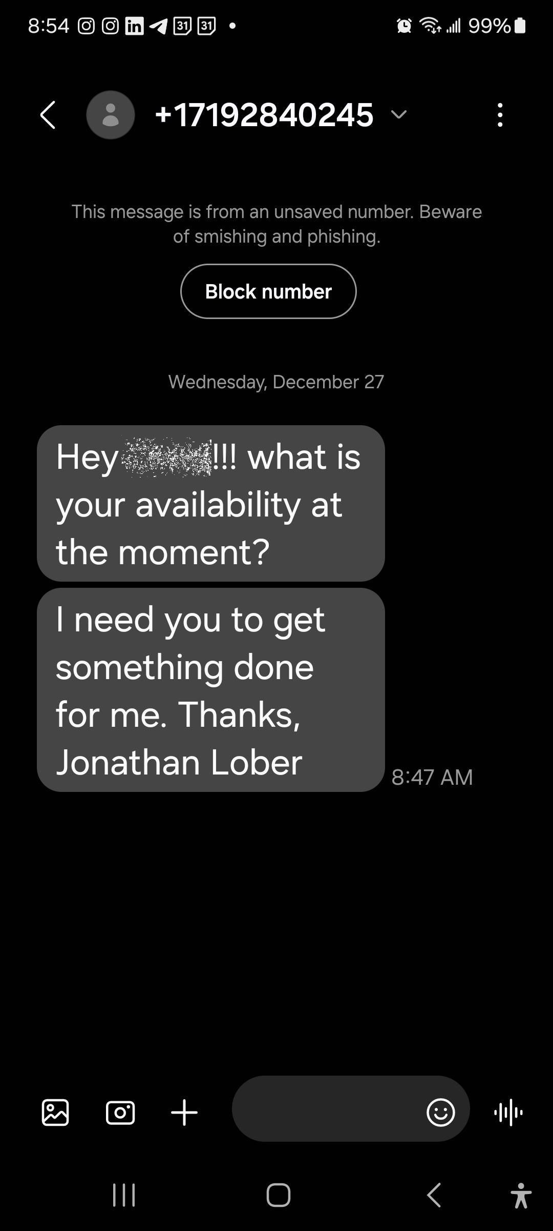 Screenshot of a text message conversation on a phone.