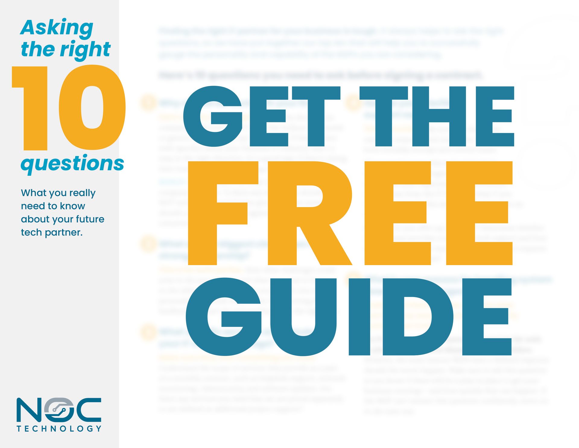 Asking the right questions get the free guide