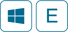 Windows + E