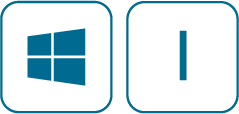 Windows + I